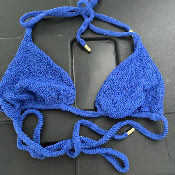 Monday Swimwear Antigua Blue Crinkle Set - Picture 6 of 10